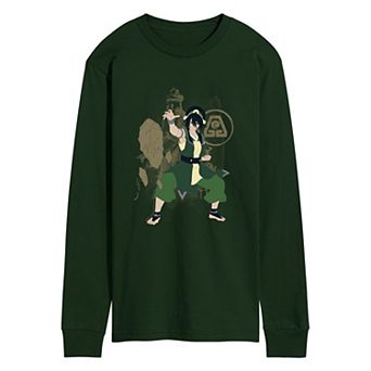 Men's Avatar Aang: The Last Airbender Toph Portrait Long Sleeve Graphic T-Shirt