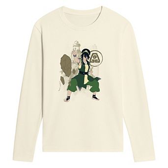 Men's Avatar Aang: The Last Airbender Toph Portrait Long Sleeve Graphic T-Shirt