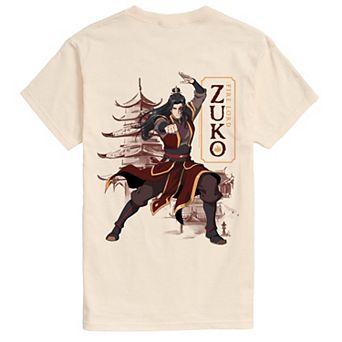 Men's Avatar Aang: The Last Airbender Fire Lord Zuko Short Sleeve Short Sleeve Graphic T-Shirt