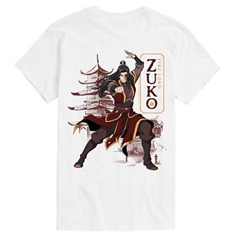 Men's Avatar Aang: The Last Airbender Fire Lord Zuko Short Sleeve Short Sleeve Graphic T-Shirt