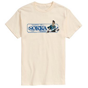 Men's Avatar Aang: The Last Airbender Sokka Short Sleeve Short Sleeve Graphic T-Shirt