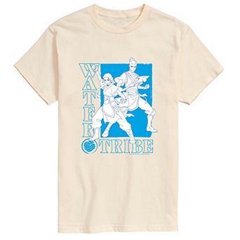 Men's Avatar Aang: The Last Airbender Water Tribe Katara & Sokka Short Sleeve Graphic T-Shirt