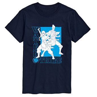 Men's Avatar Aang: The Last Airbender Water Tribe Katara & Sokka Short Sleeve Graphic T-Shirt