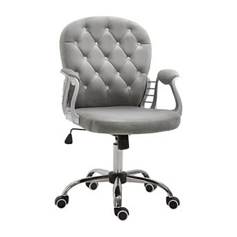Modern Office Chair with Tufted Back Adjustable Height