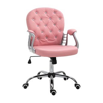 Modern Office Chair with Tufted Back Adjustable Height