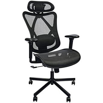 Ergonomic Mesh Office Chair Adjustable Lumbar, Headrest