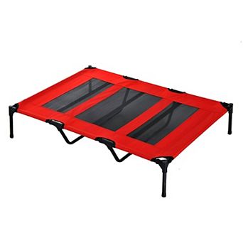 Portable Elevated Pet Bed for Large Dogs with Oxford Fabric and Mesh