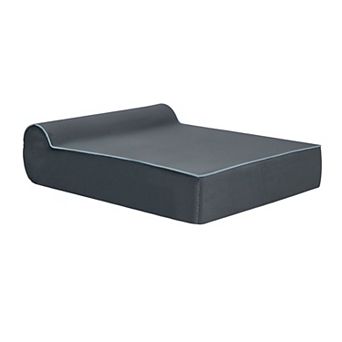 Orthopedic Dog Bed with Memory Foam and Bolster for Neck Support