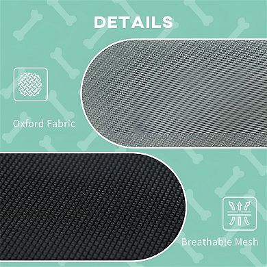 Medium Dog Bed with Steel Frame and Canopy for Outdoor Comfort