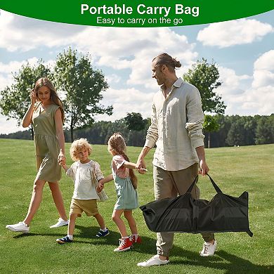 Compact Roll-Up Camping Table for 1-2 People with Carry Bag for Camping, BBQs, Backyard, or Patio