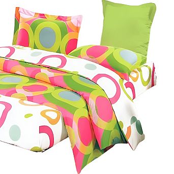 7 pc Cotton Duvet Cover Bedding Set for Bedroom and Guest Room Use