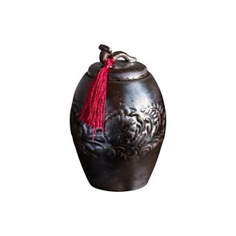 Ceramic Storage Jar with Lid Coffee Tea Spice Pantry Counter Organization