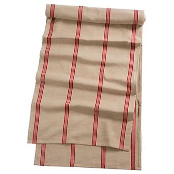 Striped Cotton Table Runner Dining Buffet Entryway Console Table Cover