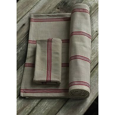 Striped Cotton Table Runner Dining Buffet Entryway Console Table Cover
