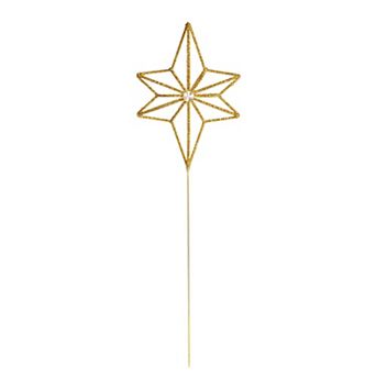 Glass Beaded Tree Topper Christmas Tree Top Glass Bead Decor