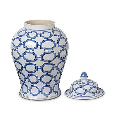 Porcelain Vase Hand Painted Floral Centerpiece for Mantel Table Decor