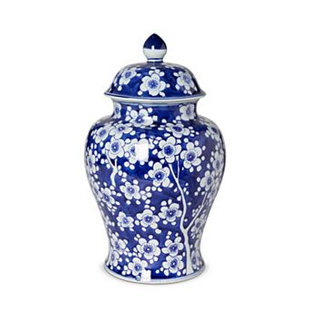 Floral Porcelain Vase Cherry Blossom Home Decor for Dining Table Display