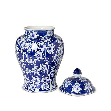Floral Porcelain Vase Cherry Blossom Home Decor for Dining Table Display