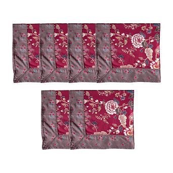Cotton Voile Cloth Napkin Set of 6 for Everyday Dining, Holiday Tables and Dinner Parties