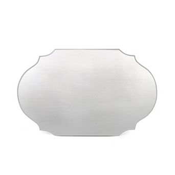 Vintage Wall Mirror Smoky Glass Curved Design Entryway Living Room Bedroom Decor