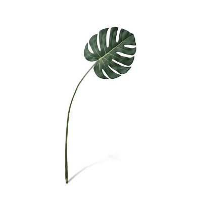 Artificial Monstera Leaf Stems Set of 12, Greenery for Vases and Decor