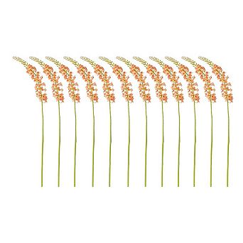 Faux Eremurus Stem Set of 12 Tall Floral Stems for Vase Décor