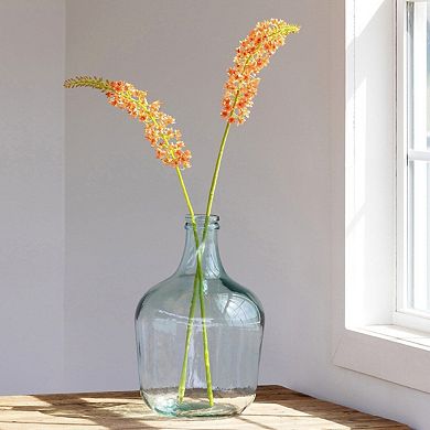 Faux Eremurus Stem Set of 12 Tall Floral Stems for Vase Décor