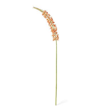 Faux Eremerus Stem Set of 12 Peach Floral Stems for Tall Vase Décor