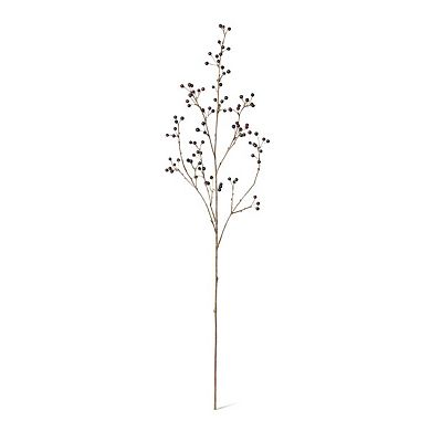 Decorative Blueberry Branches Set of 12 for Rustic Home and Floral Displays