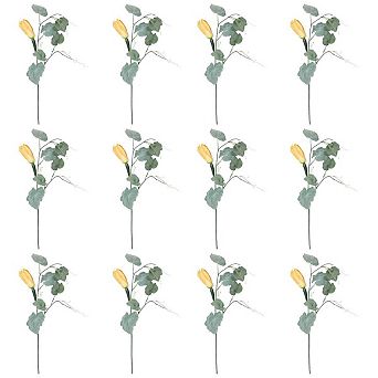 Squash Vine Decorative Stem Set of 12, Faux Stems for Vase and Display