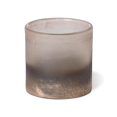 Glass Hurricane Lantern Set of 4 Clear Votive Candle Holders for Dining Table