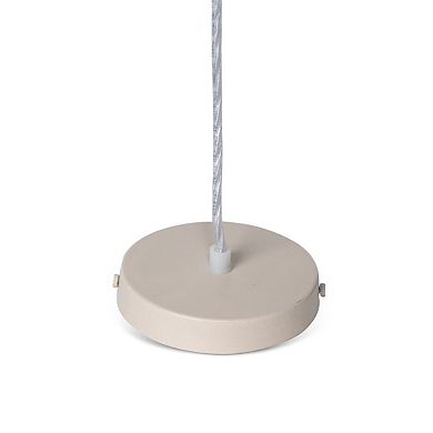 Woven Cone Ceiling Pendant Light Rope Metal Frame Hanging Lamp Bedroom Decor