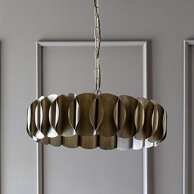 Drum Ceiling Light Fixture Chandelier Style Indoor Lighting