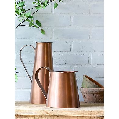 Farmhouse Beverage Pitcher for Tabletop Serving and Buffet Display