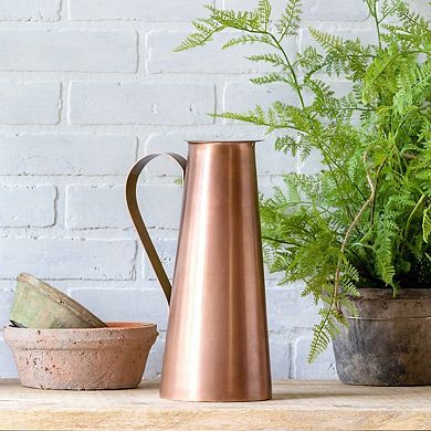 Farmhouse Beverage Pitcher for Tabletop Serving and Buffet Display