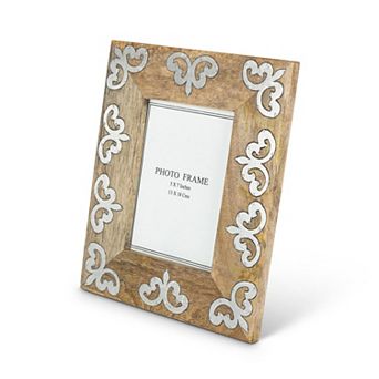 Wood Tabletop Photo Frame for Family Pictures and Home Decor