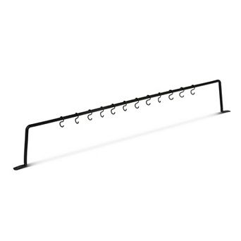 Forged Iron Wall Hook Rack for Coats Bags Towels and Entryway Storage