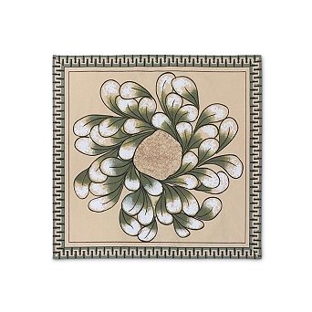 4 pc Cotton Foliage Print Dining Napkins for Table Setting and Everyday Use