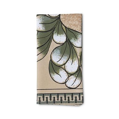 4Pc Cotton Foliage Print Dining Napkins for Table Setting and Everyday Use