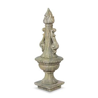 Tall Courtyard Garden Torch Statue for Entryway, Patio, and Indoor Corner Decor