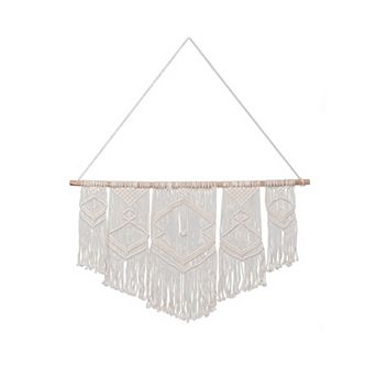 Multi Panel Macrame Wall Hanging for Living Room, Bedroom, and Entryway Wall Decor