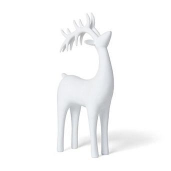 Nordic Deer Figurine for Mantel, Shelf, and Holiday Table Decor