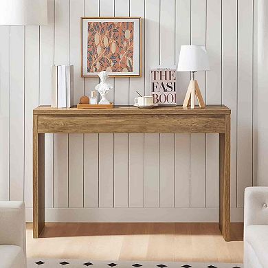 Industrial Console Table, Entryway Sofa Table with Spacious Tabletop