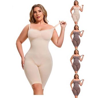 5 Packs Sleeveless Shapewear Bodysuits for Women Tummy Control Seamless Lace Trim Bodyshaper