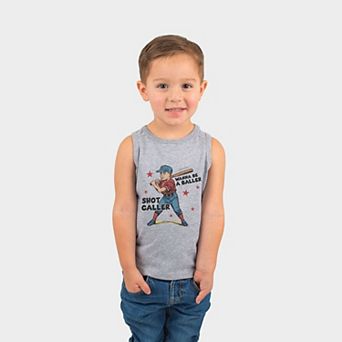 Wanna Be A Baller Shot Caller - Toddler Graphic Tank