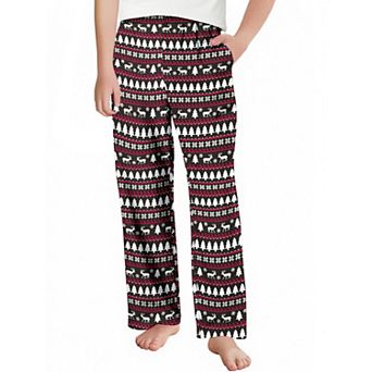 Arshiner Boys Pajama Pants Soft Sleepwear Kids Lounge Pajama Bottoms With Pockets