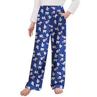 Arshiner Boys Pajama Pants Soft Sleepwear Kids Lounge Pajama Bottoms With Pockets