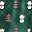Green Plaid Snowman