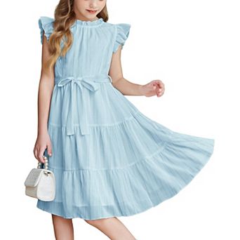 Arshiner Girls Special Occasion Dresses Summer Formal Funeral Elegant Dress