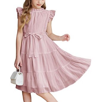 Arshiner Girls Special Occasion Dresses Summer Formal Funeral Elegant Dress
